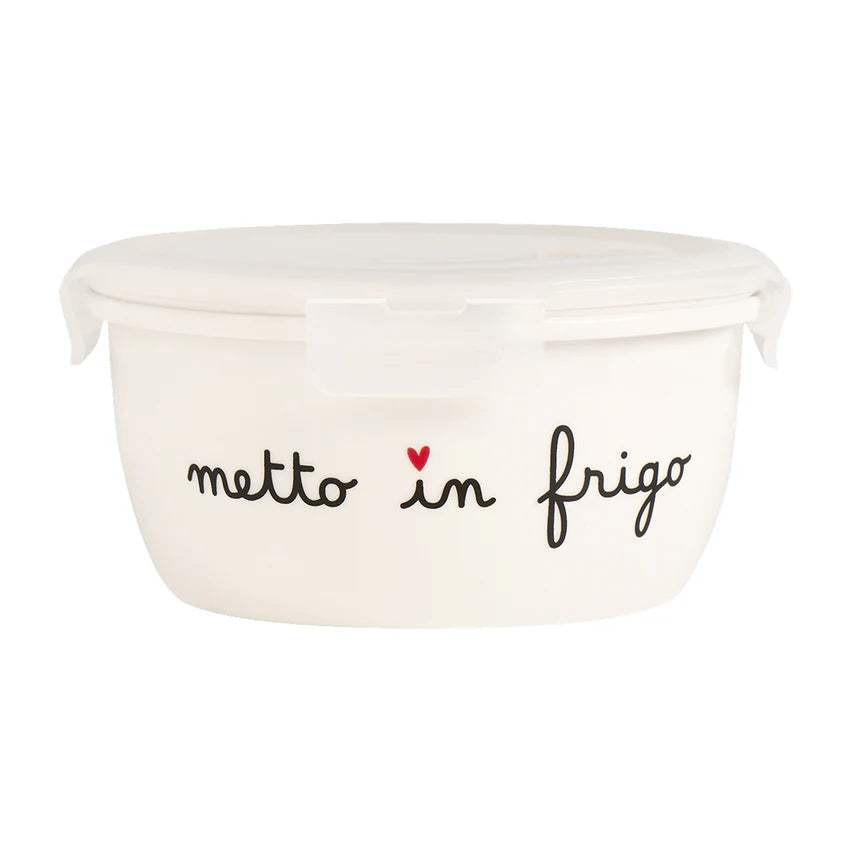 Contenitore rotondo "Metto in frigo" - tg. XL