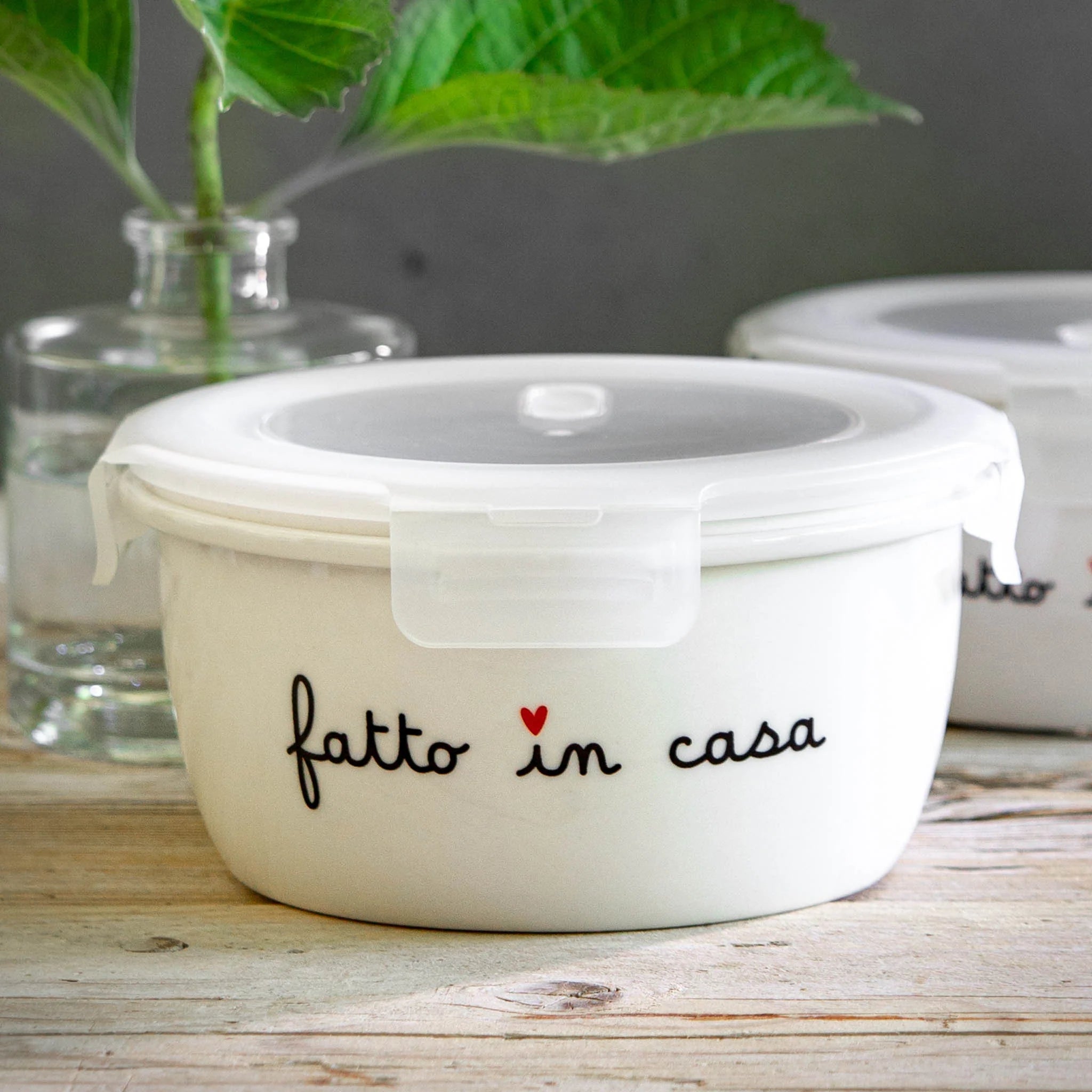 Contenitore rotondo "Fatto in casa" - tg. L