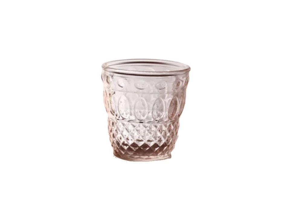SER LAPO Bicchiere Acqua in Vetro 28 cl - SET 6 PZ Rosa