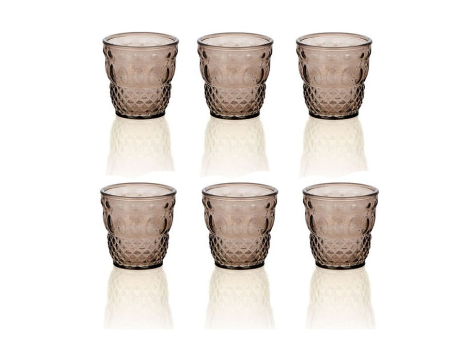 SER LAPO Bicchiere Acqua in Vetro 28 cl - SET 6 PZ Rosa