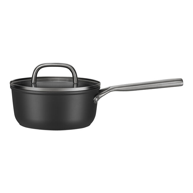 MILANO Casseruola in Alluminio 1 Manico e Coperchio - 18 cm, CERAFORCE Titanium