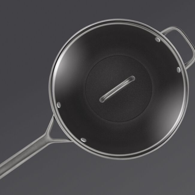 MILANO Tegame in Alluminio con Coperchio - 28 cm, CERAFORCE Titanium