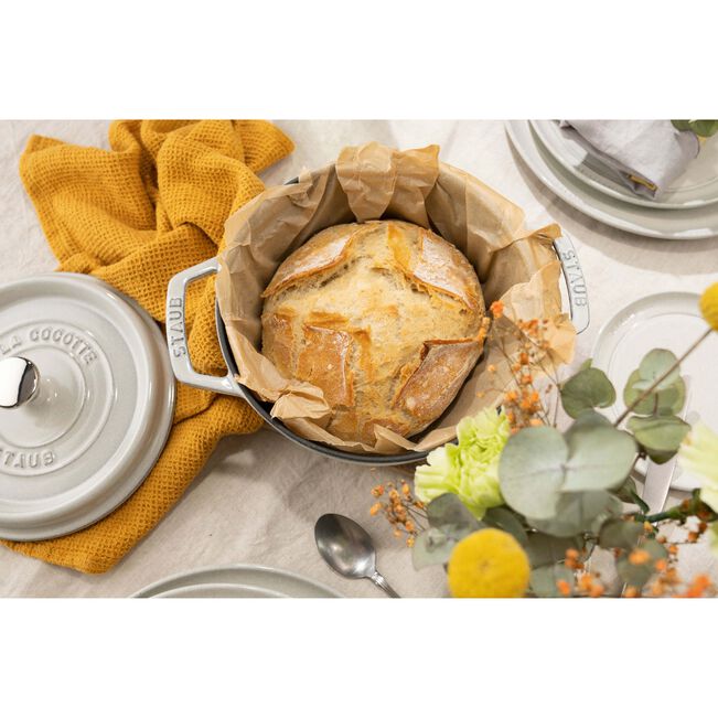 Cocotte rotonda - 26 cm, Tartufo Bianco