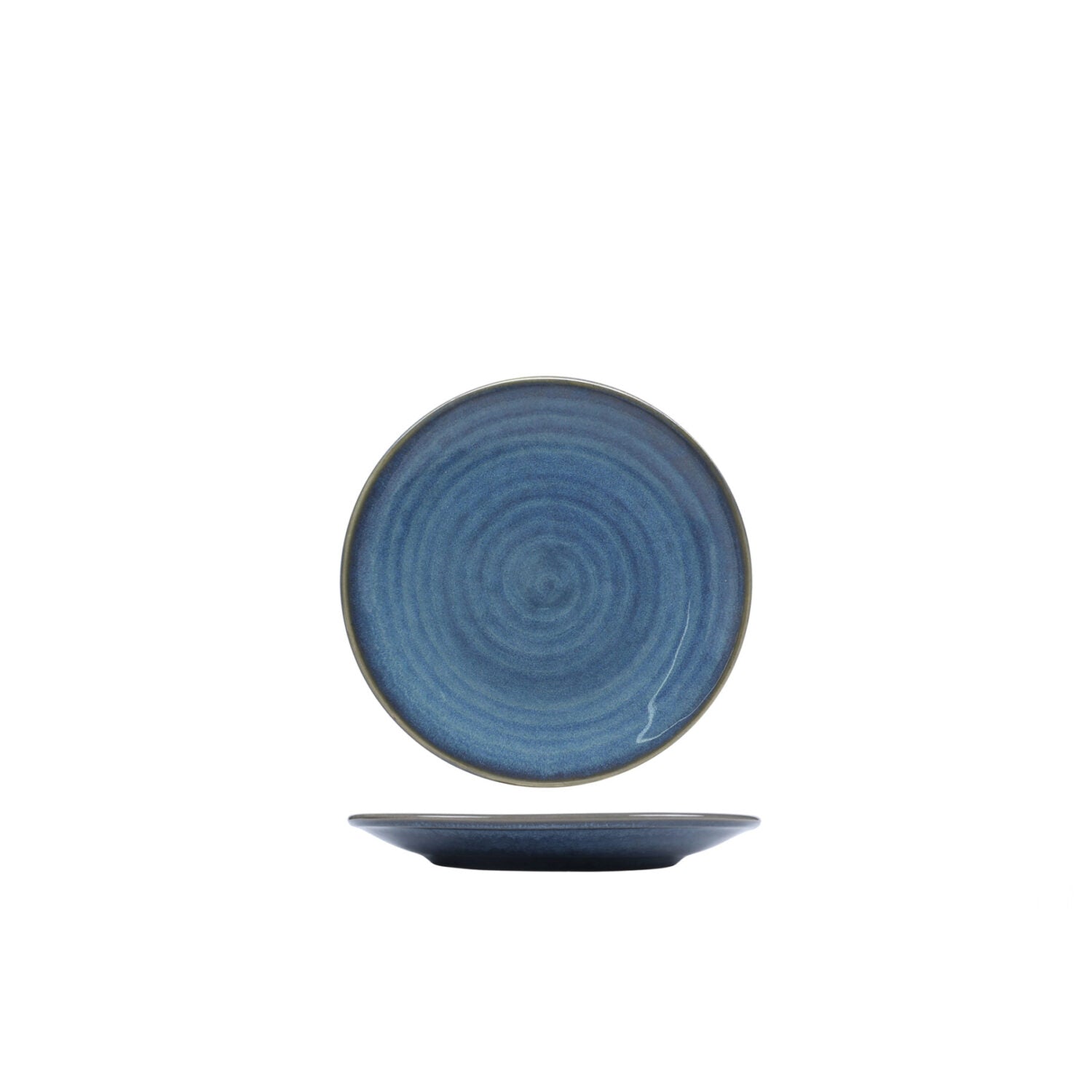 NUAGES OCEAN - PIATTO PANE COUPE CM 17,5 STONEWARE REACTIVE