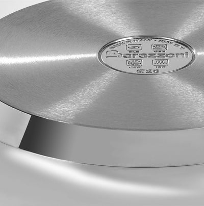 Casseruola Manico Lungo in 33 Carati Inox - 14 cm