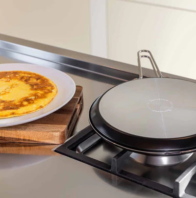Girafrittata basso Antiaderente in Alluminio - 28cm