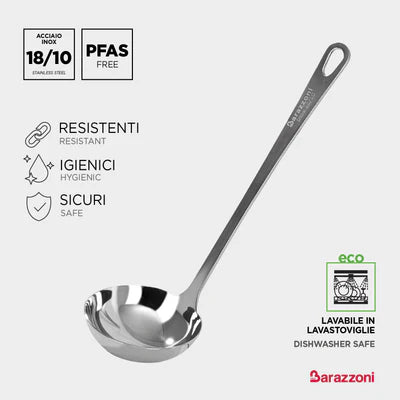 Mediterranea SET mestoli in Acciaio Inox 18/10 - 6 pezzi