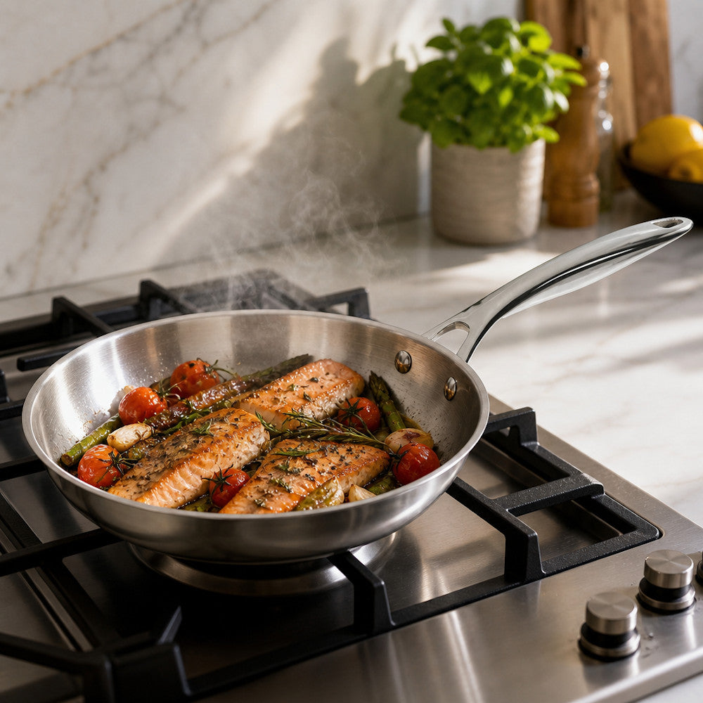 Padella in Acciaio Inox PRO - 24cm