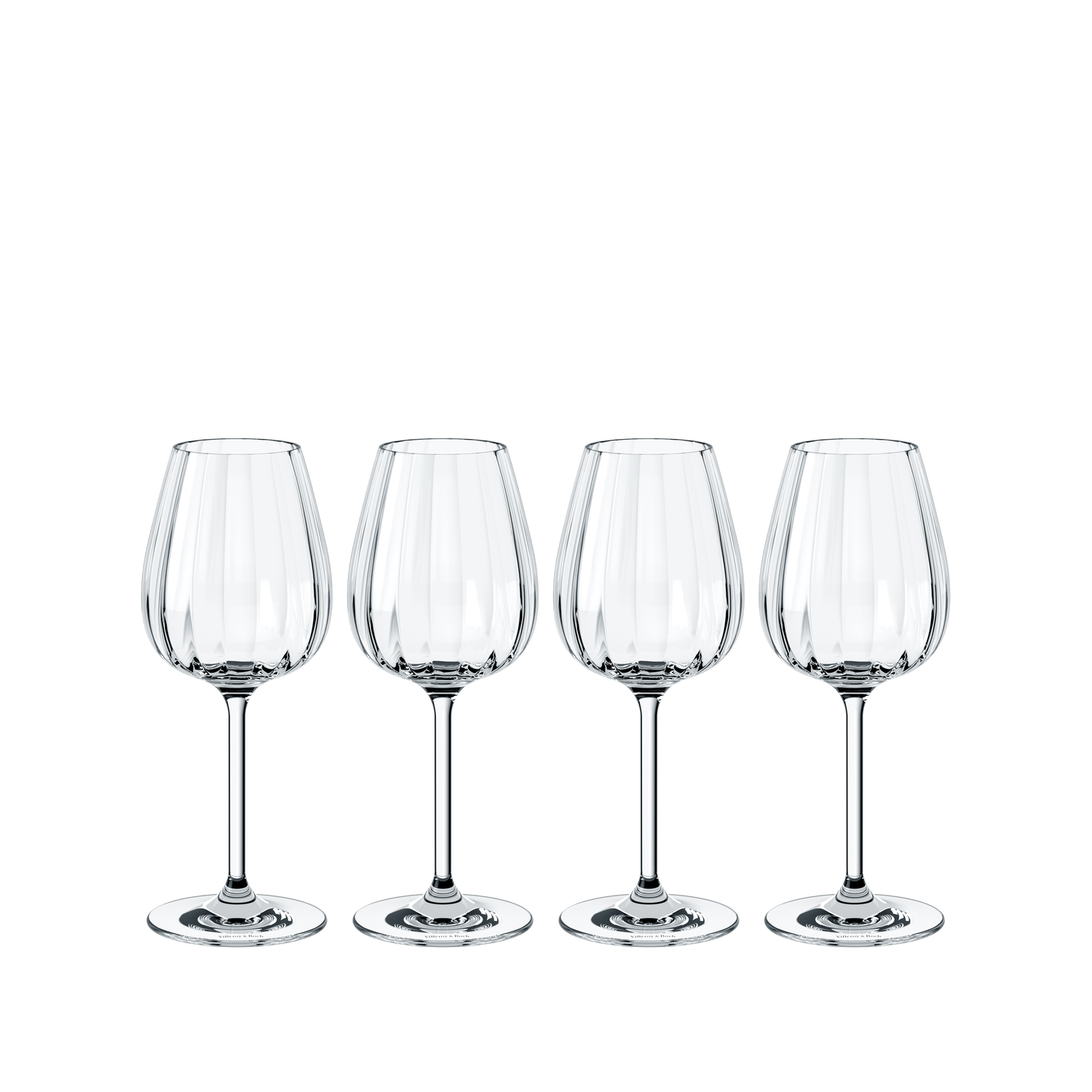 Rose Garden Bicchiere da vino bianco trasparente, 120 ml, cristallo - set da 4