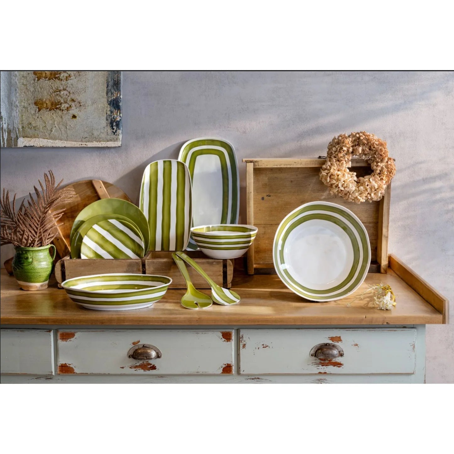 RIVIERA RISOTTIERA - Melammina Avocado green