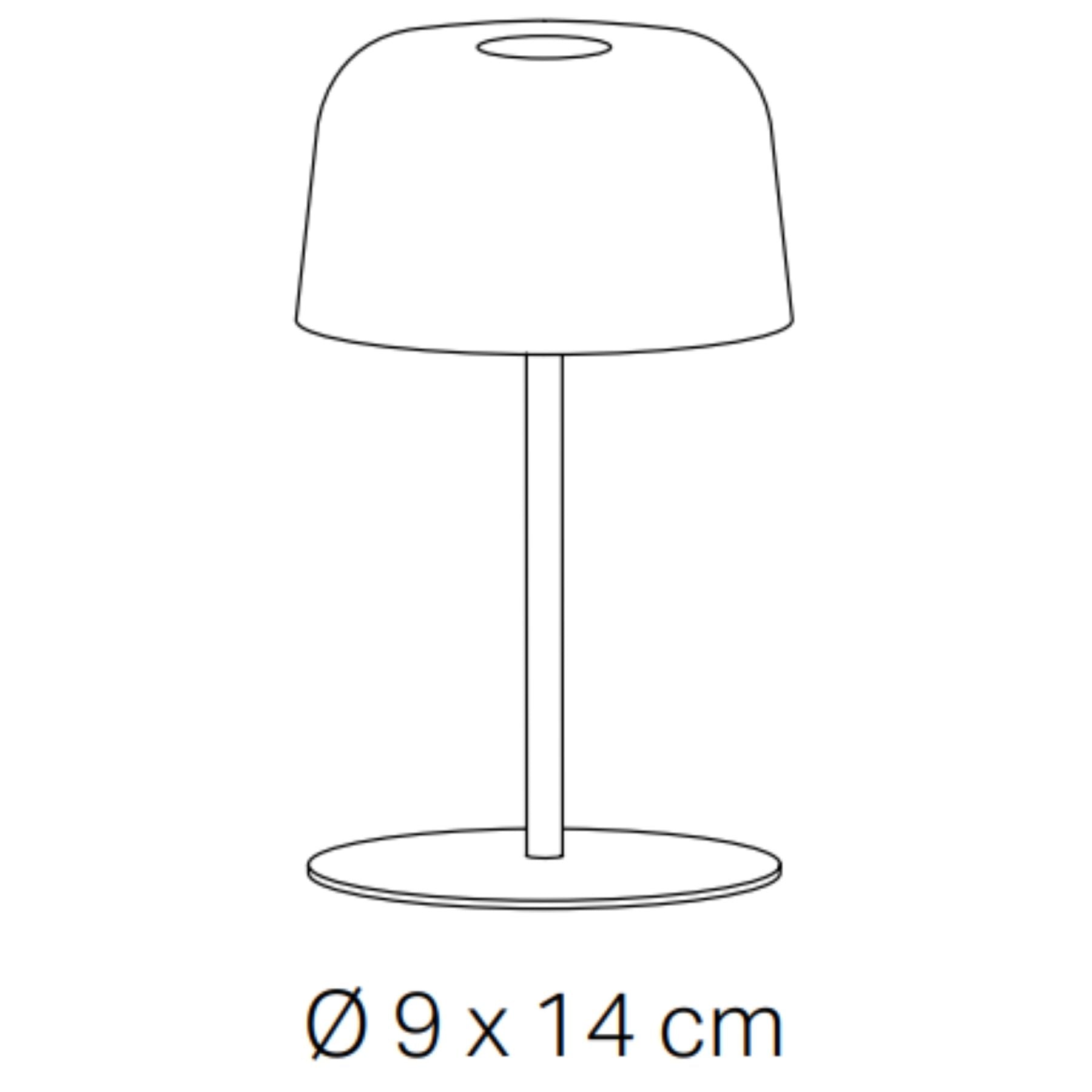 Ailati 1+1 Lampada da Tavolo Salvia Opaco