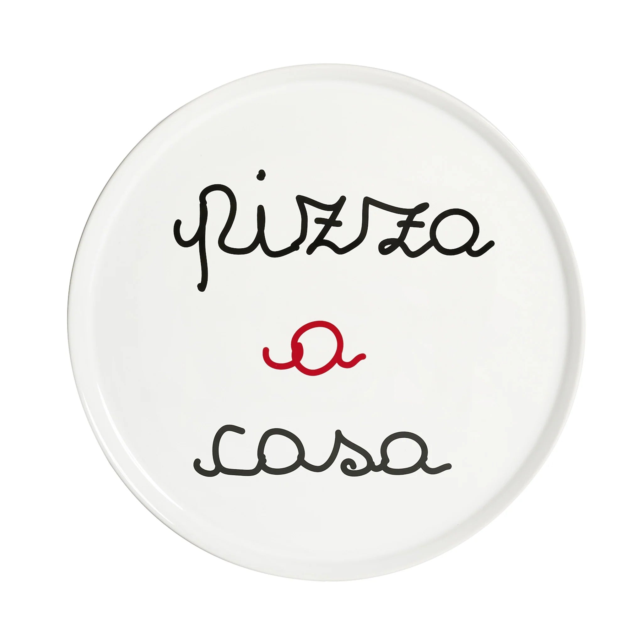 Piatto pizza in Gres "Pizza A Casa" -31,5 cm