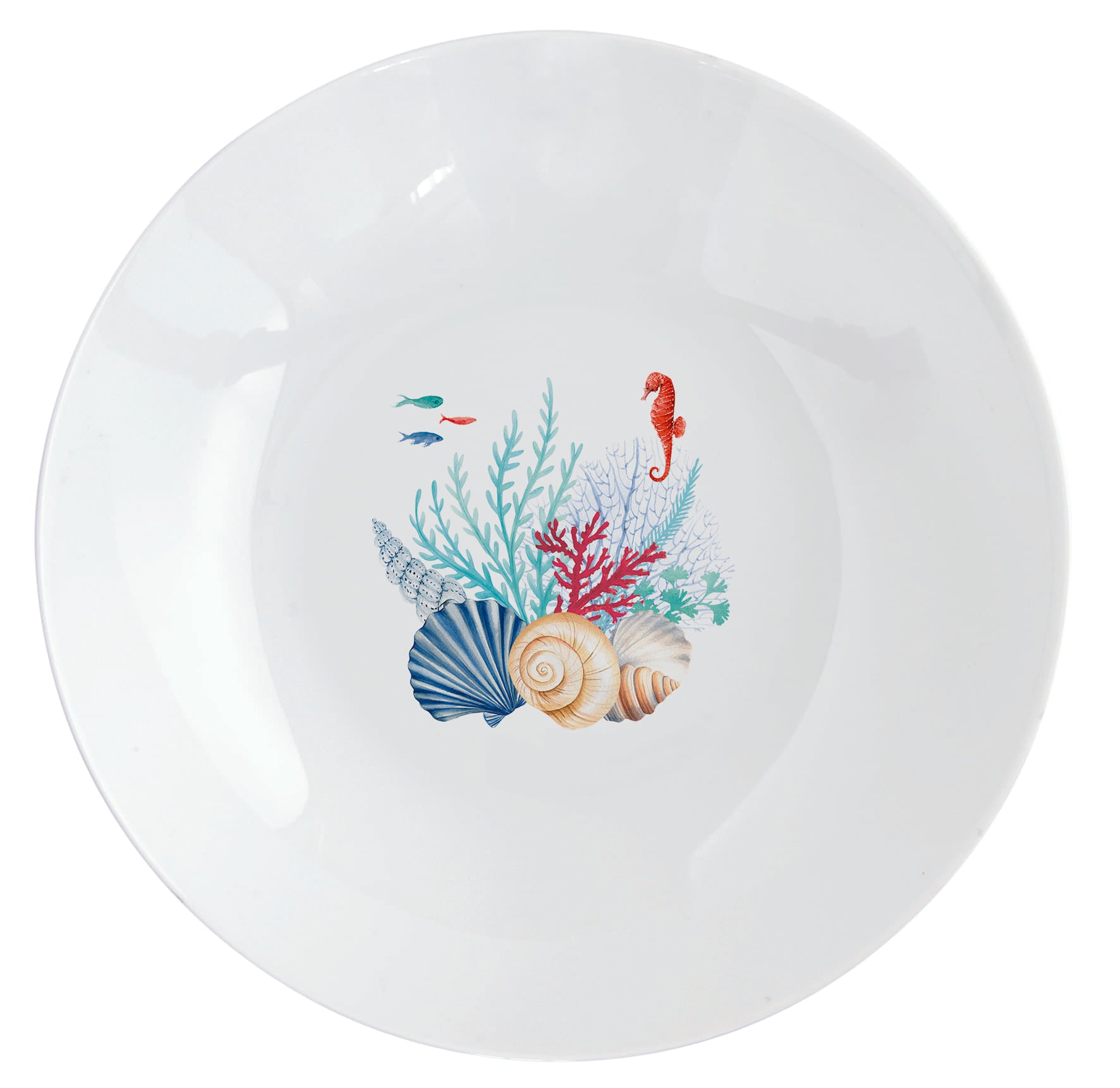 Piatto fondo in porc.Ø 20,5 cm. SEA BREEZE