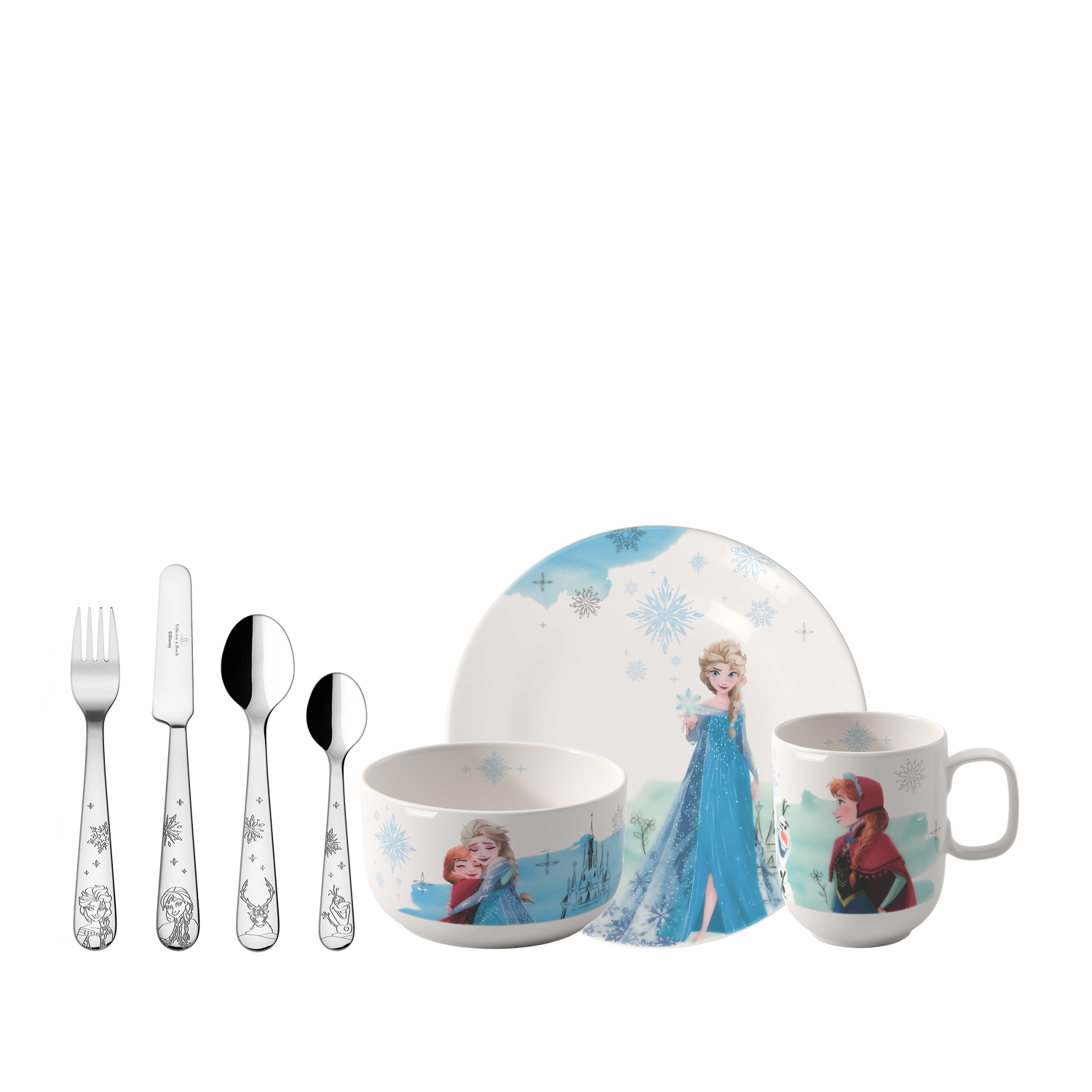 Disney Frozen Set di stoviglie per bambini 7 pz. in porcellana