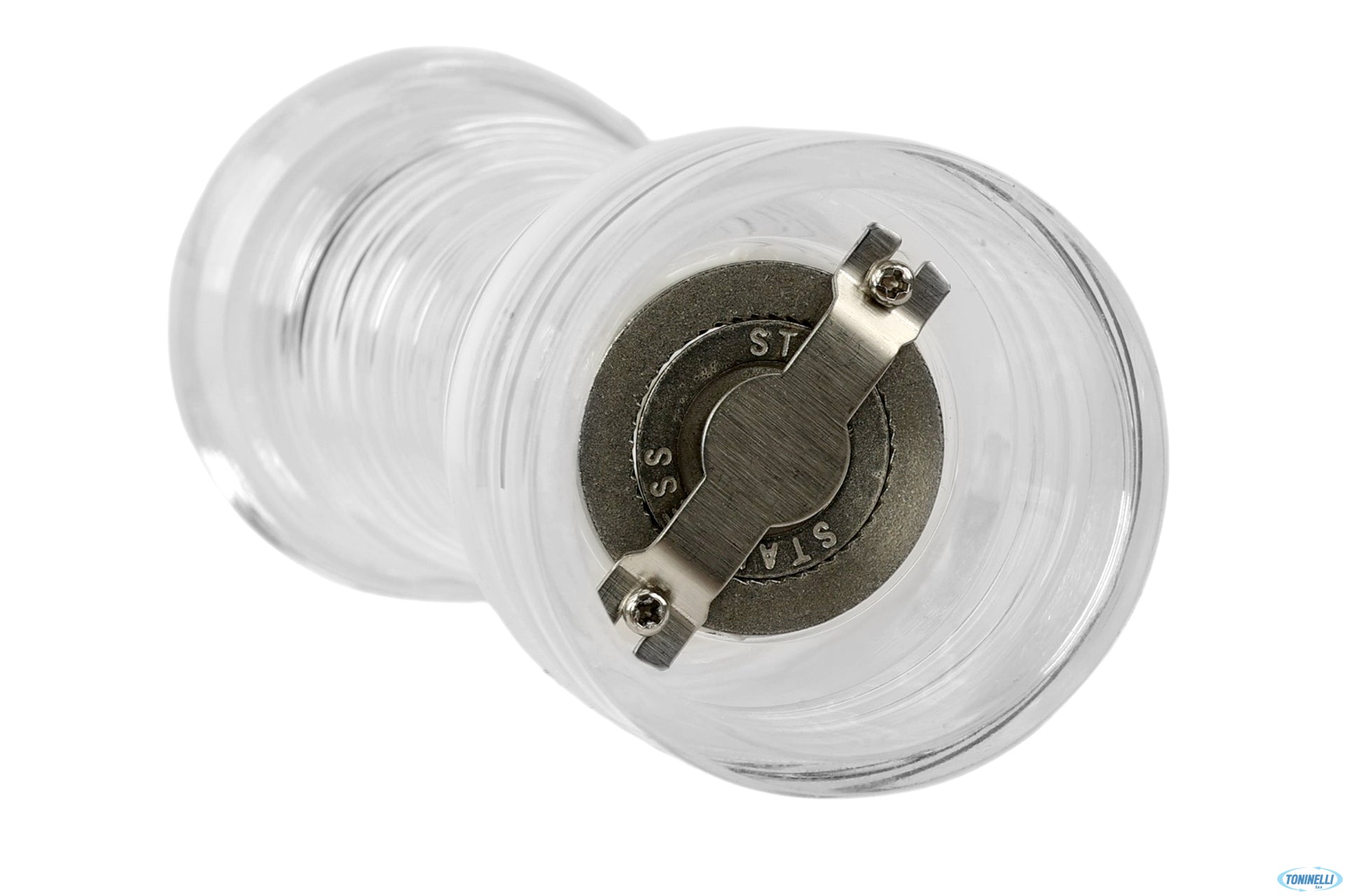 MACINAPEPE ACRILICO TRASPARENTE CON MACINA INOX H.CM.16.5