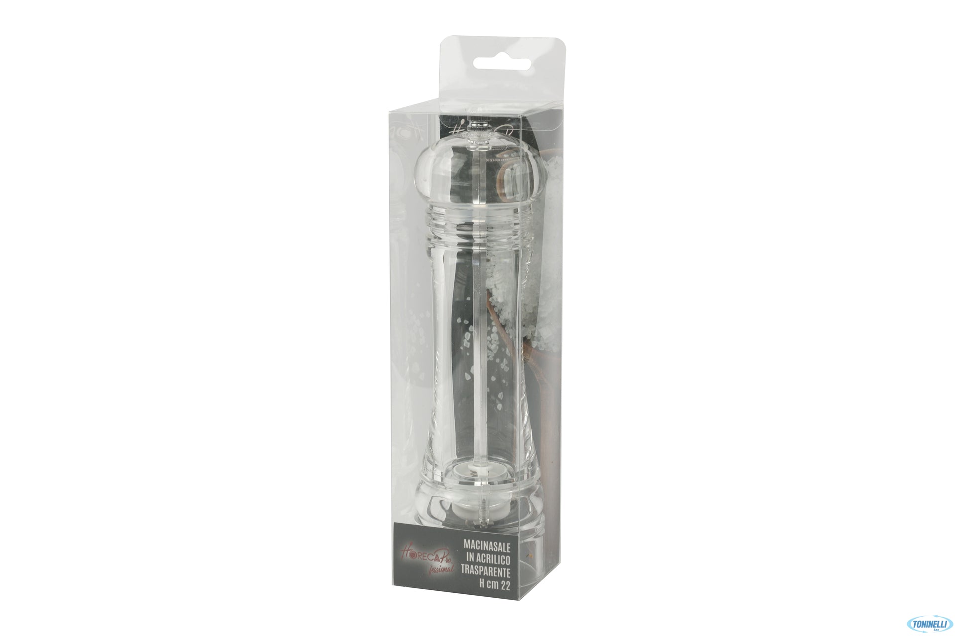 MACINASALE ACRILICO TRASPARENTE CON MACINA CERAMICA H.CM.22
