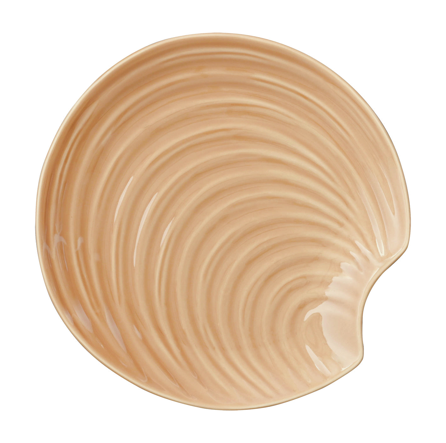 Piatto in porcellana Ø 26 cm COQUILLAGES SAND
