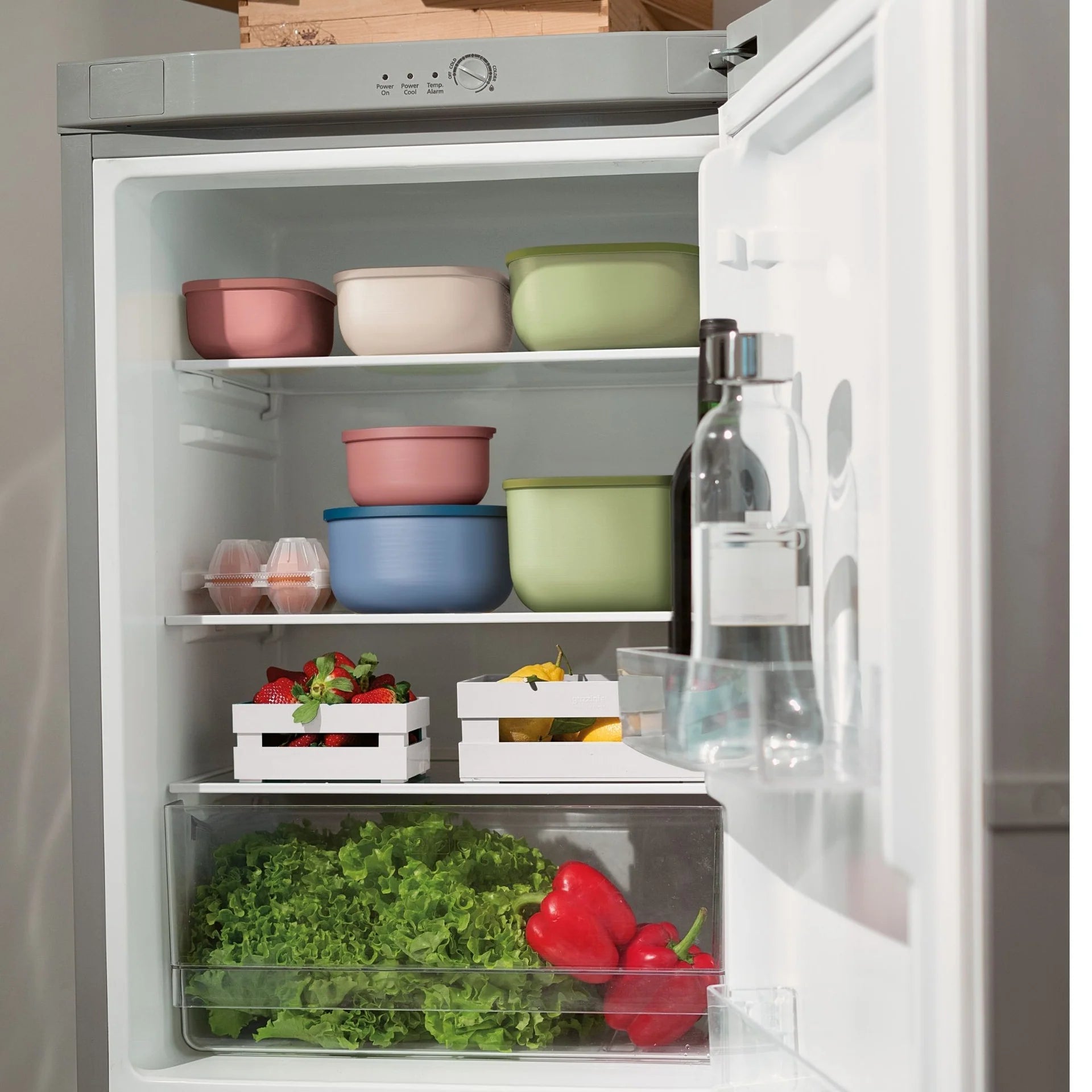 SET 3 CONTENITORI BASSI 'STORE&MORE BIO' "FOOD STORAGE" - QUADRATO