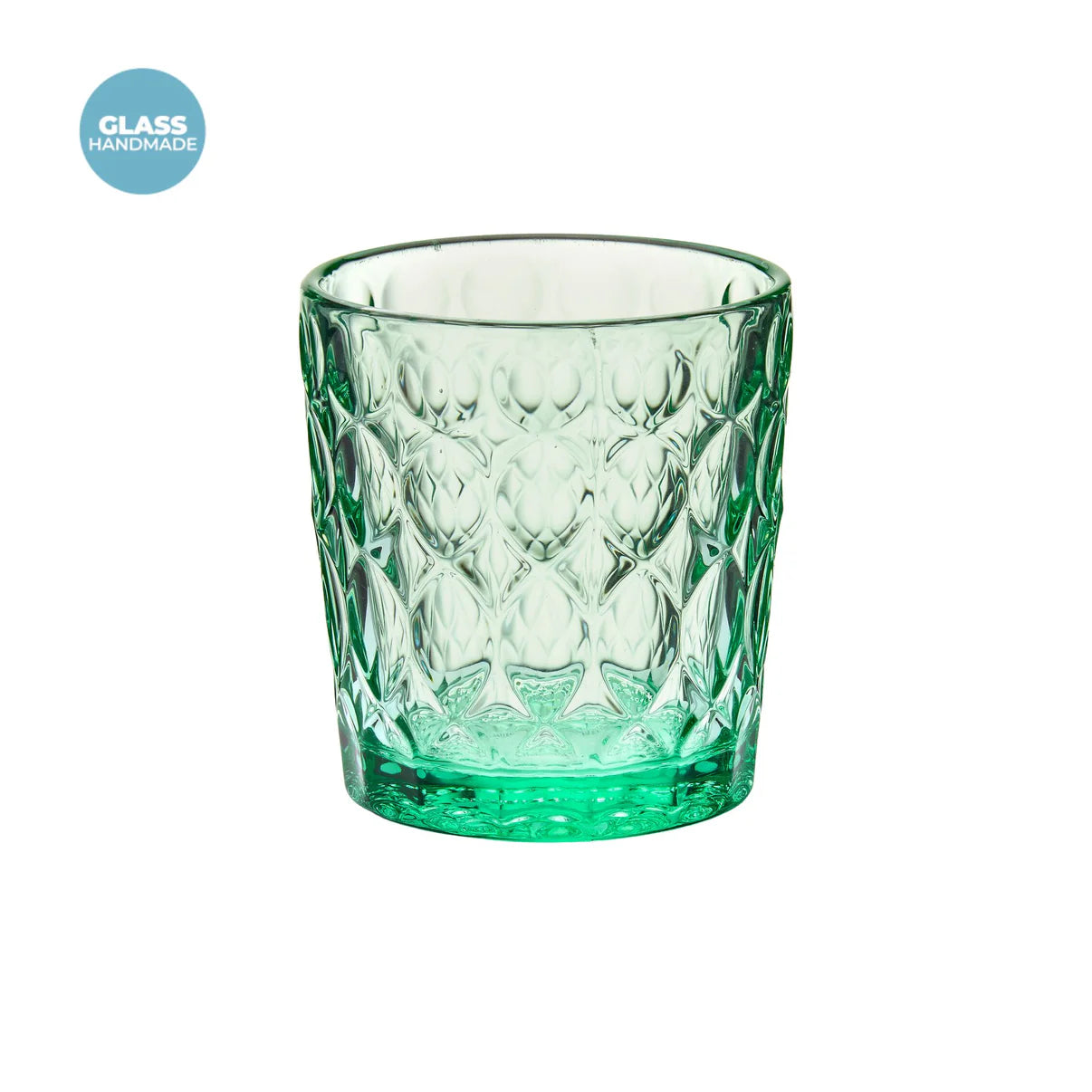 BICCHIERE IN VETRO "VANITY" MATCHA GREEN