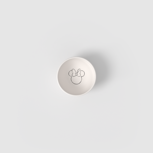 Manufacture - Mickey Mouse Ciotolina portasalse bianco, Premium Porcelain