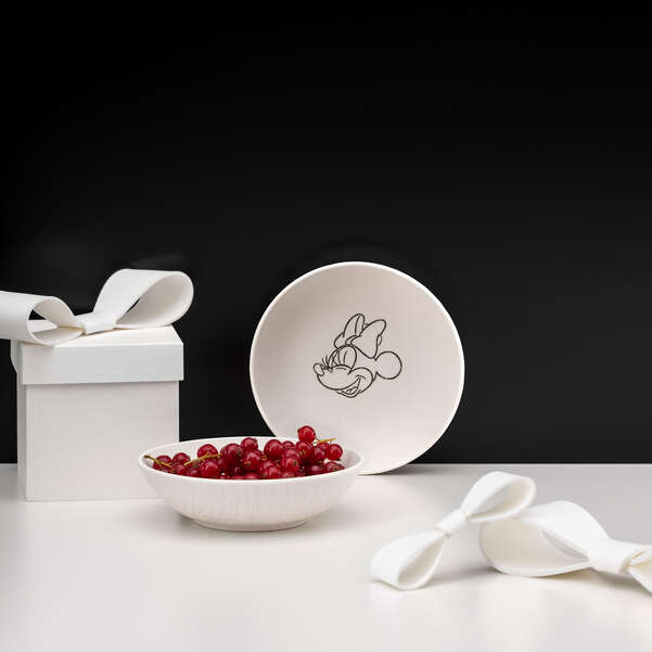 Manufacture - Mickey Mouse Coppetta macedonia bianco, Premium Porcelain