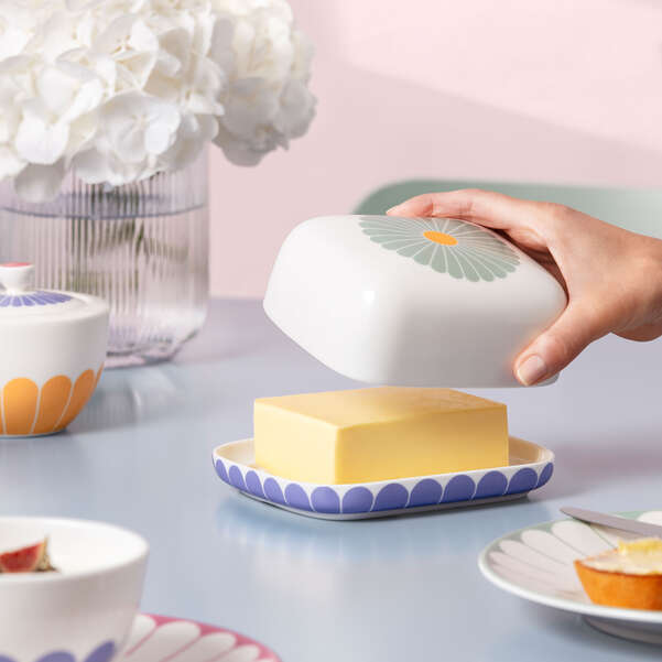 Fleur Burriera multicolore, Premium Porcelain