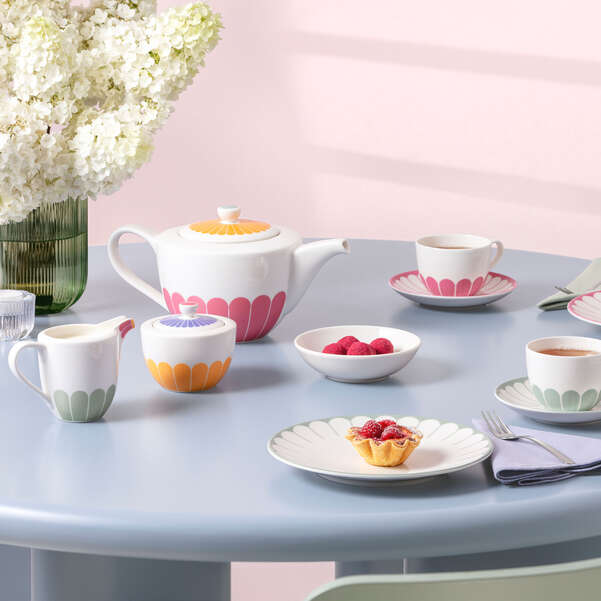 Fleur Teiera multicolore, Premium Porcelain