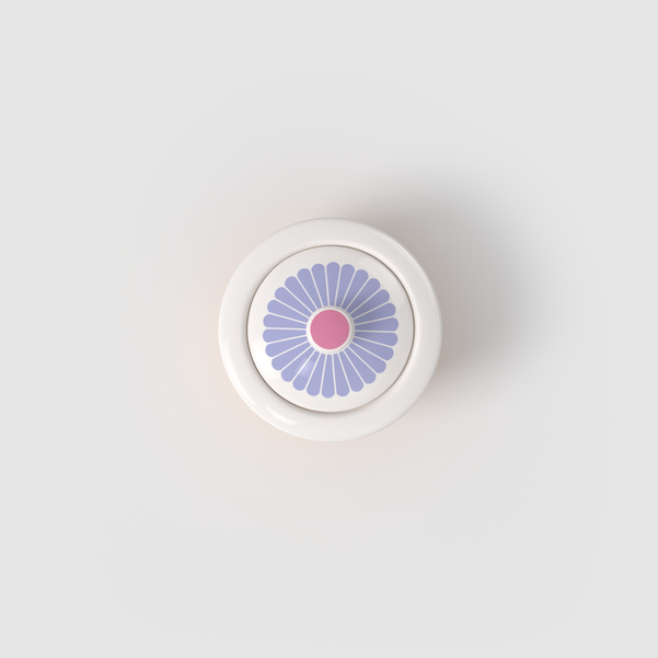 Fleur Zucchiera multicolore, premium porcelain