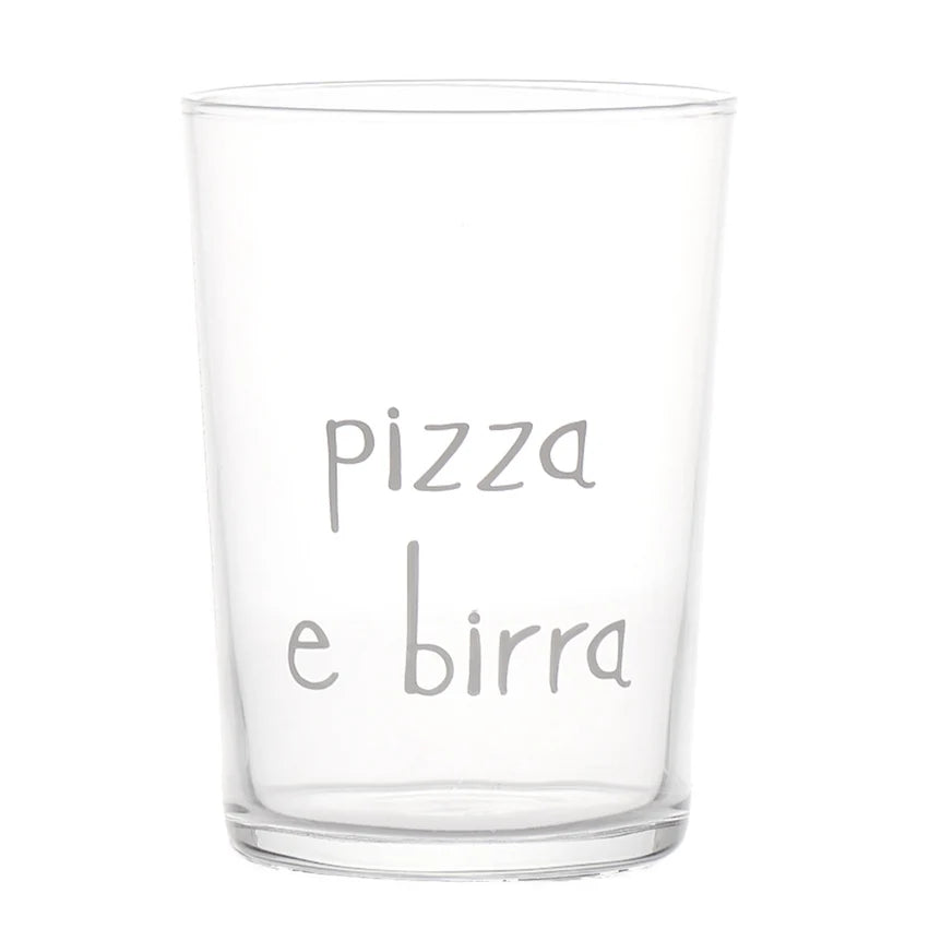 Bicchiere birra "Pizza e birra" 50 cl
