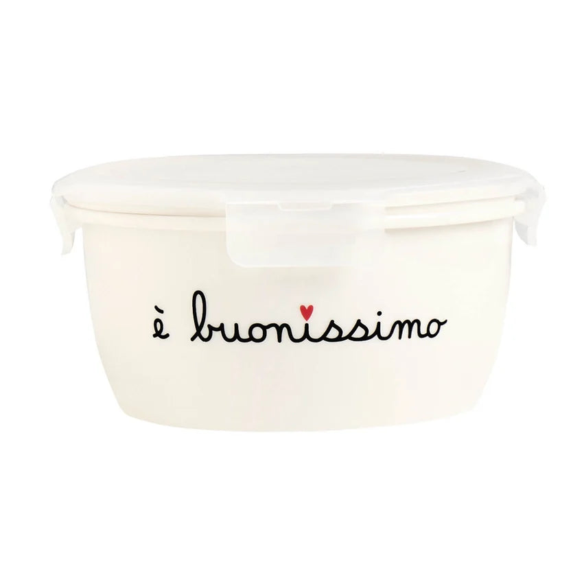 Contenitore rotondo "E' buonissimo" - tg. XL