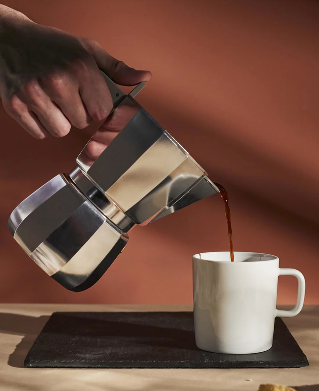 Moka - Caffettiera espresso. Induzione. 9 tazze