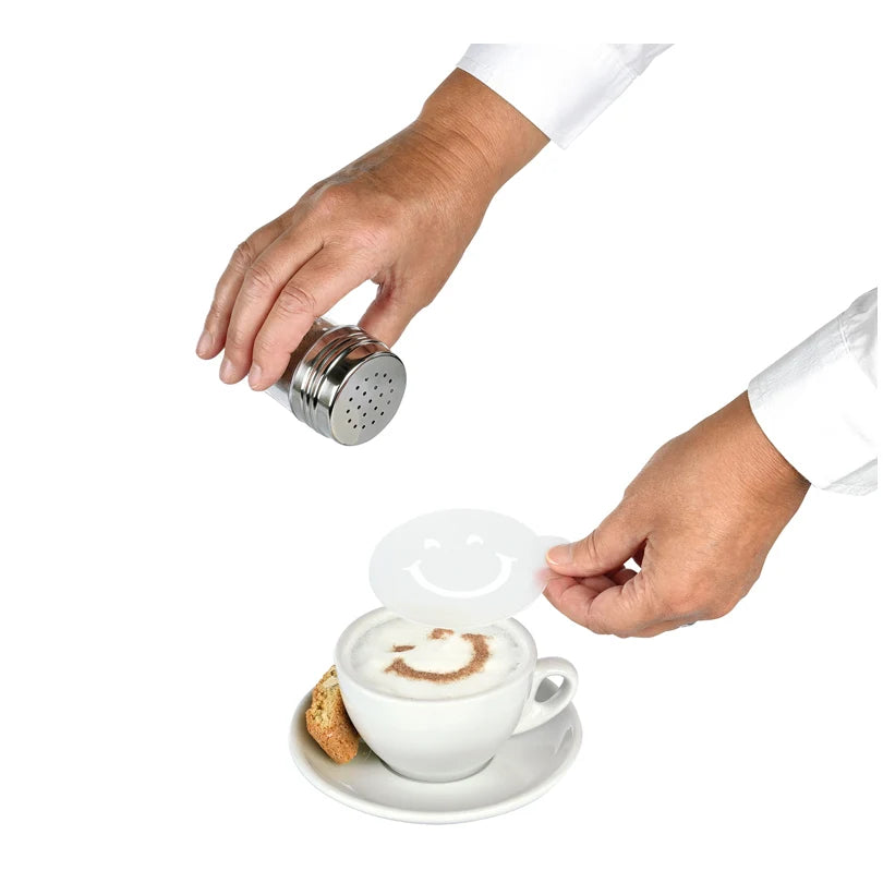 Sagome per decorare cappuccino/muffin "Coffee Culture", confezione 6 pezzi