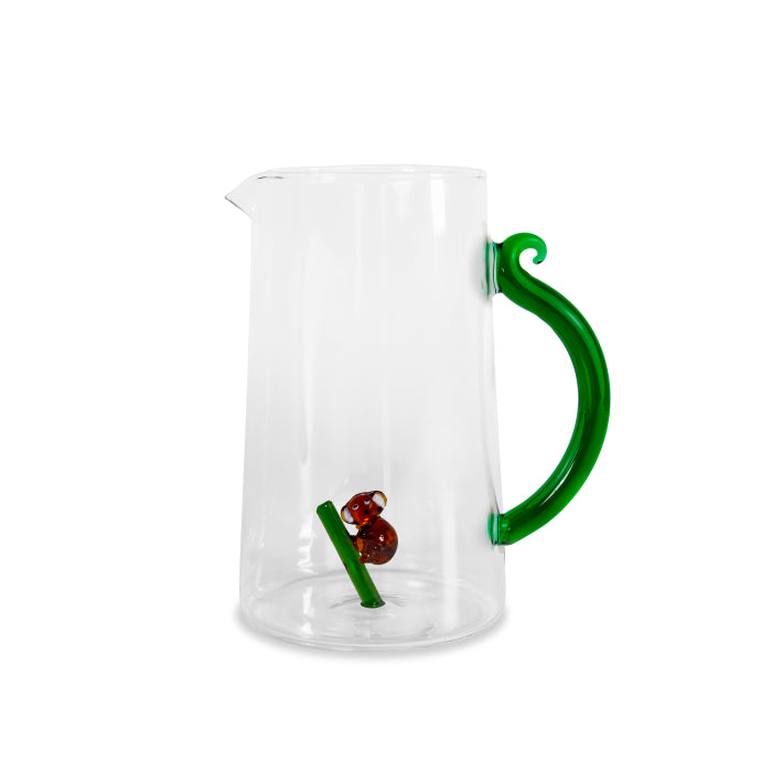 Caraffa in vetro borosilicato 1,5 L. Decoro KOALA.