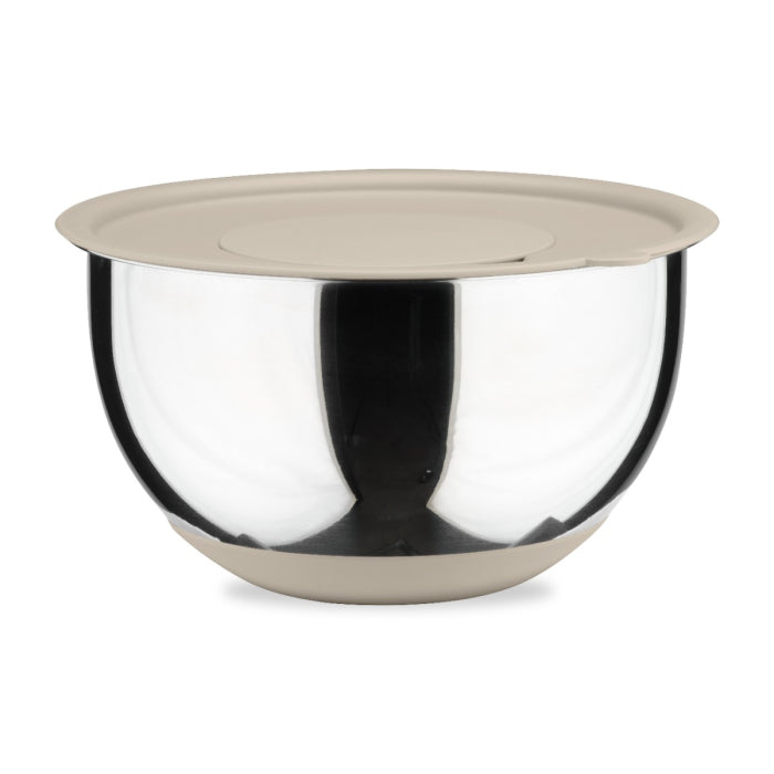 Bastardella in acciaio inox con coperchio Ø 24 cm.