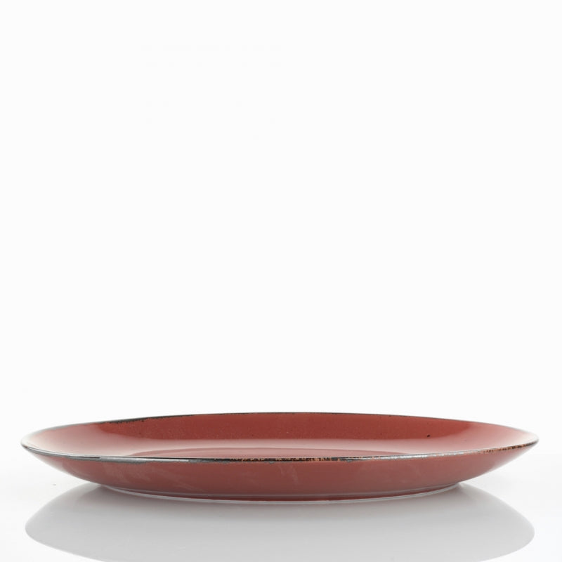 Vassoio ovale 38 cm Cottage Marsala Red