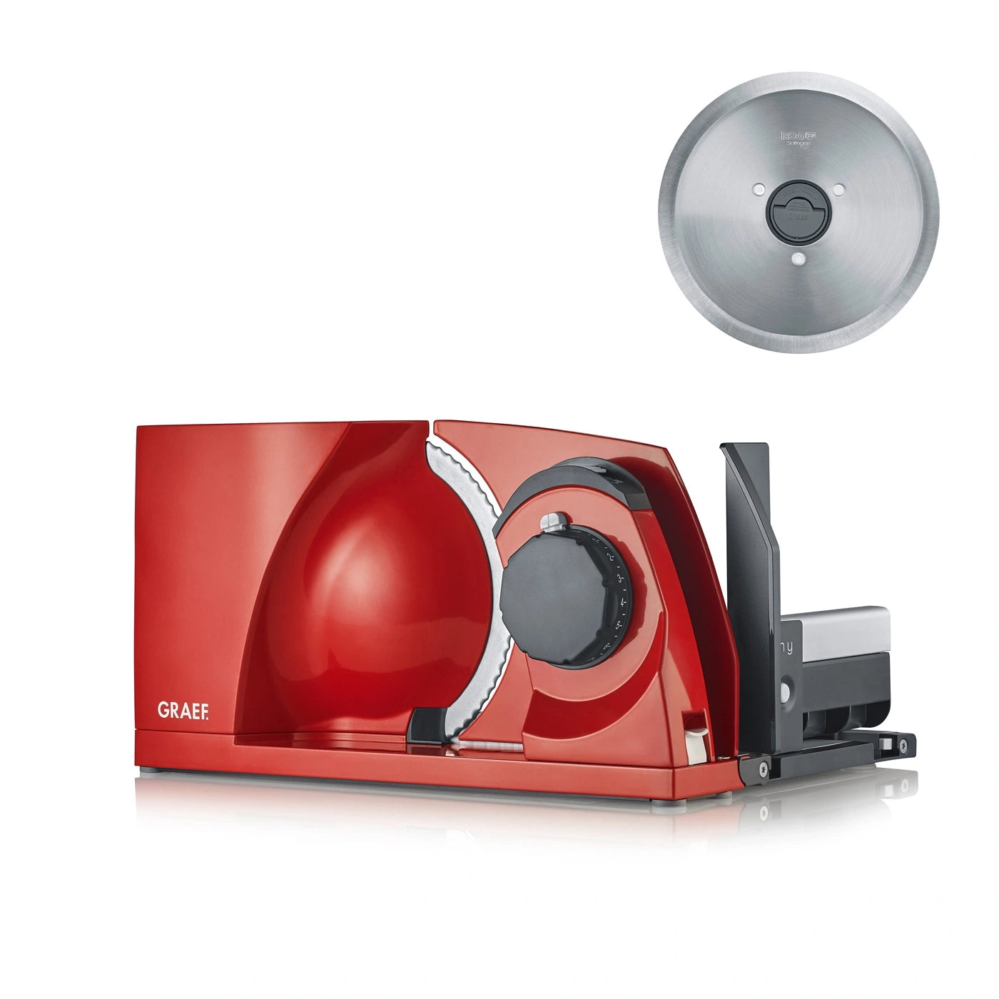 Affettatrice universale pieghevole MYtiny TWIN, rossa
