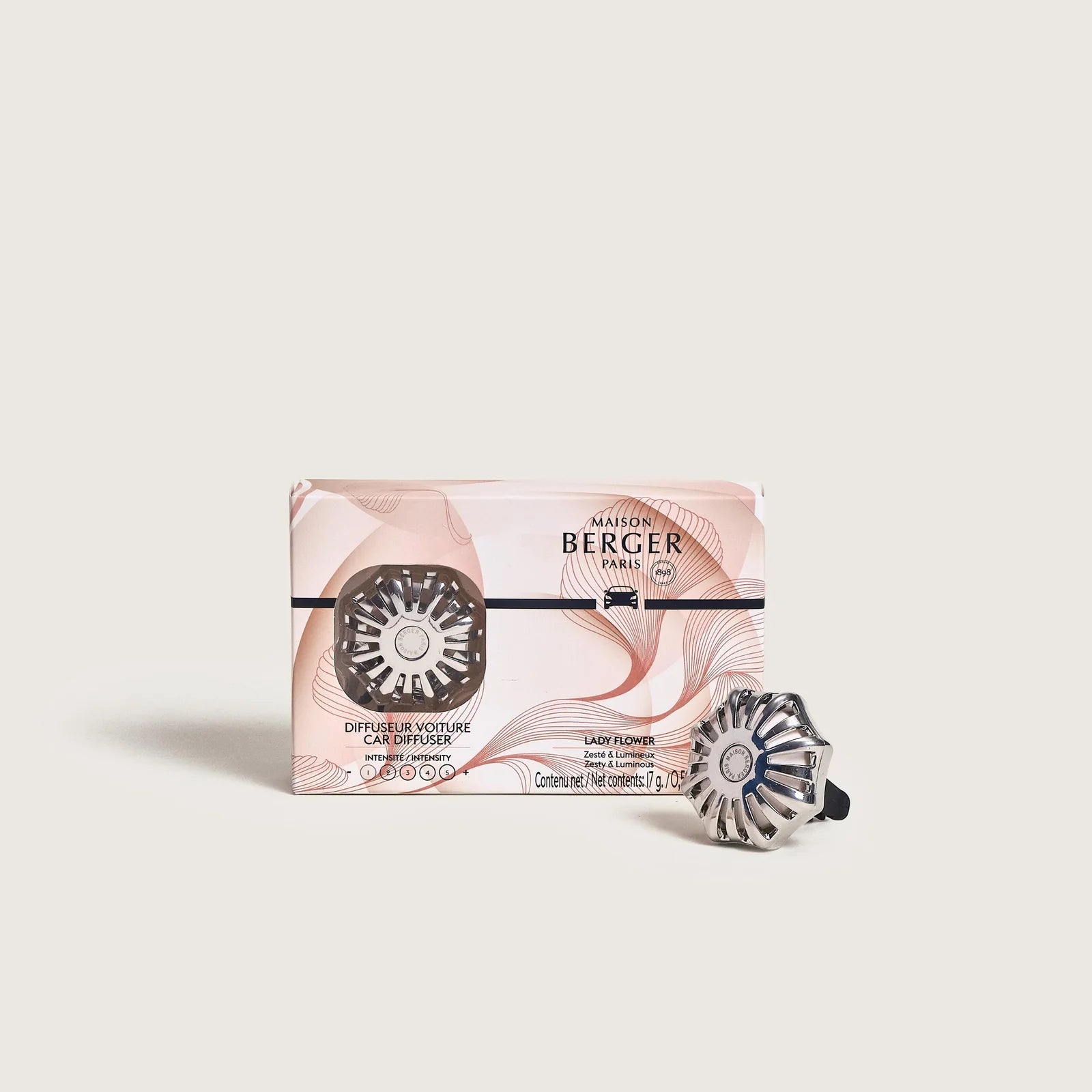 Diffusore per Auto CORALI + ricarica Lady Flower