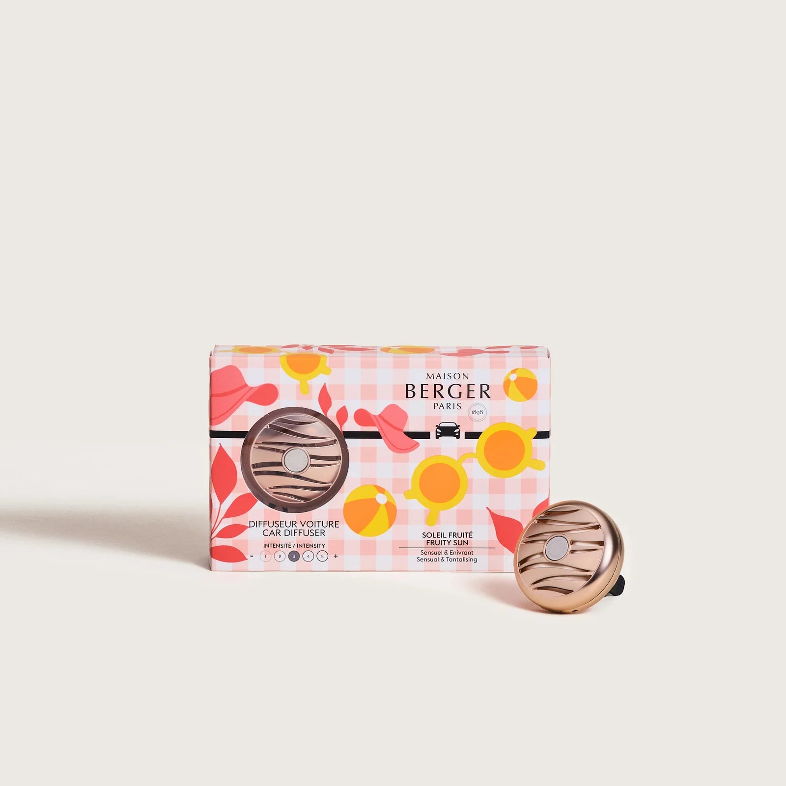 Diffusore per Auto ESTIVALE + Ricarica Soleil Fruité
