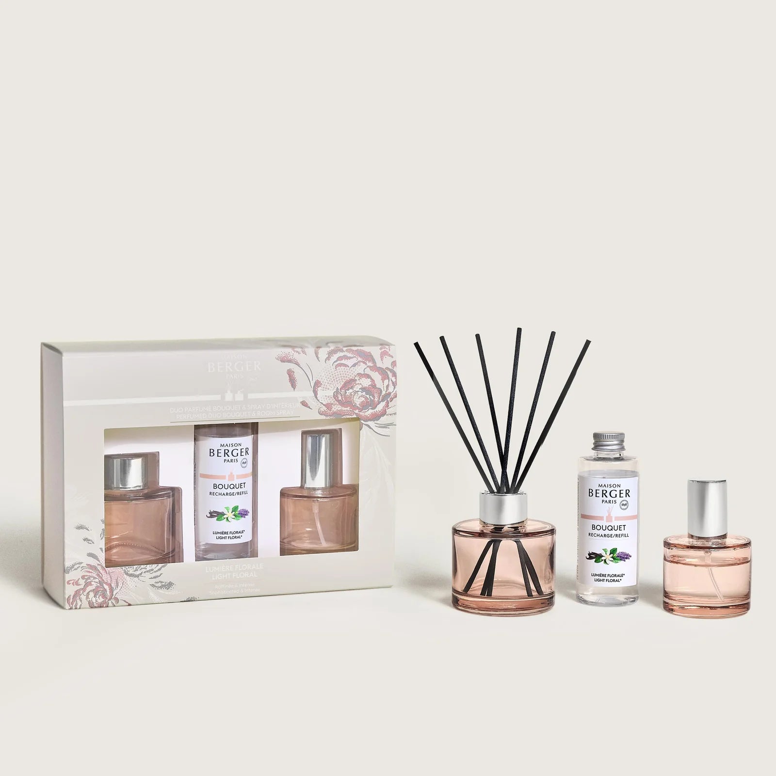 Collezione OPHELIA - Duo Mini Bouquet 90ml e Spray 50gr Lumière Florale