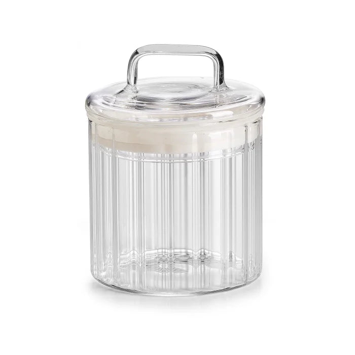 Luce zuccheriera in vetro borosilicato trasparente con tappo