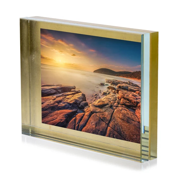 I Ricordi cornice decoro foglia oro 2015 cm