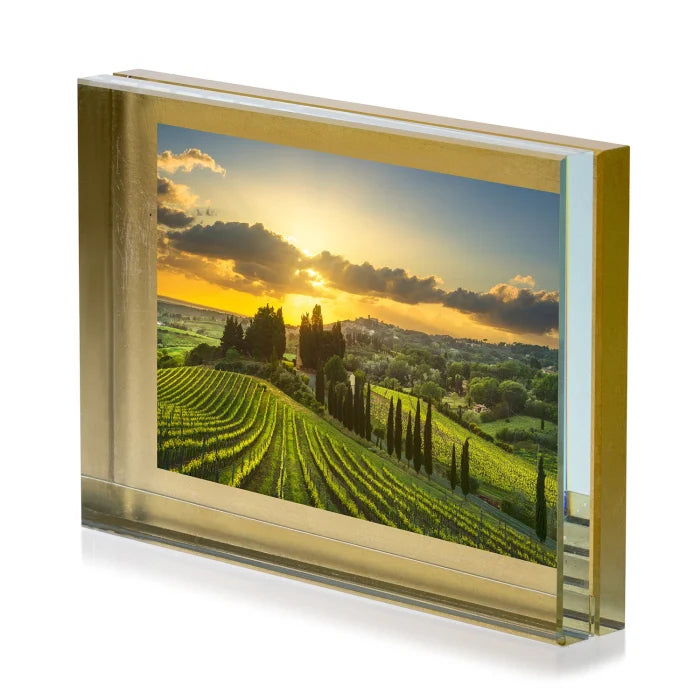 I Ricordi cornice decoro foglia oro 1712 cm