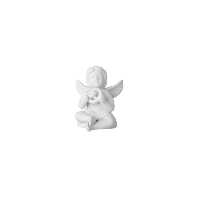 Angeli Bianco Opaco Angelo con il pretzel