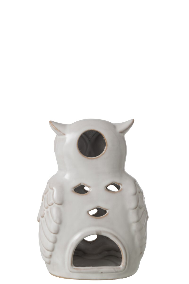 JOLIPA - Gufo Porcellana Bianco Small - 269594
