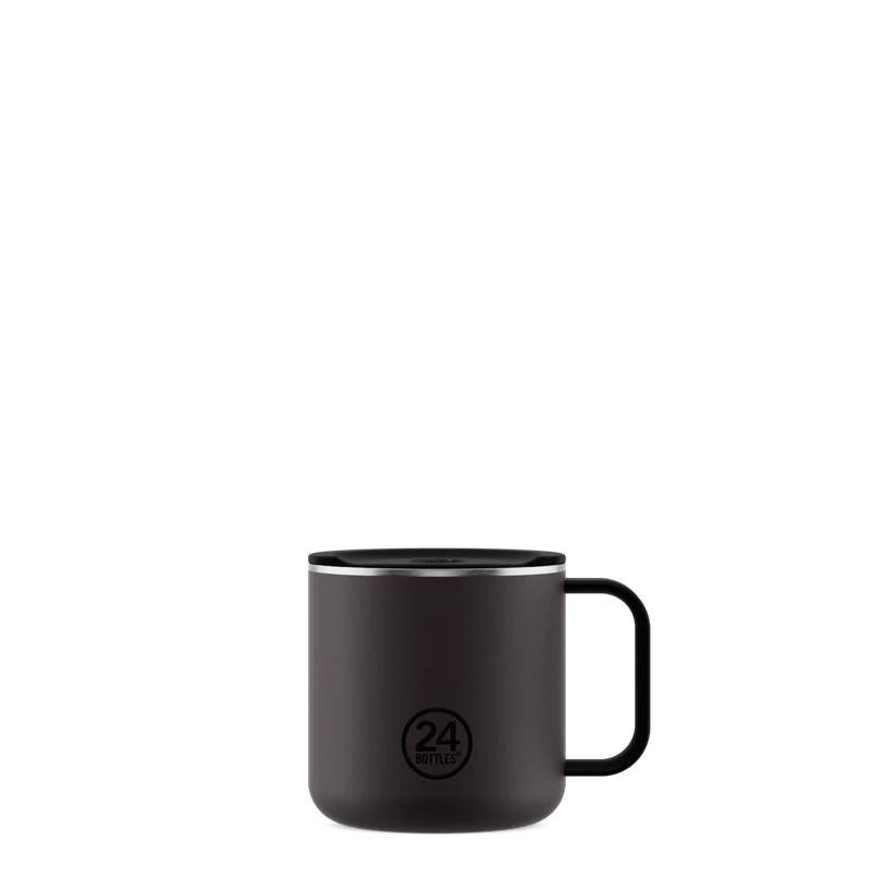 24 bottles - Casa Mug Tuxedo Black 340 ml - 002455
