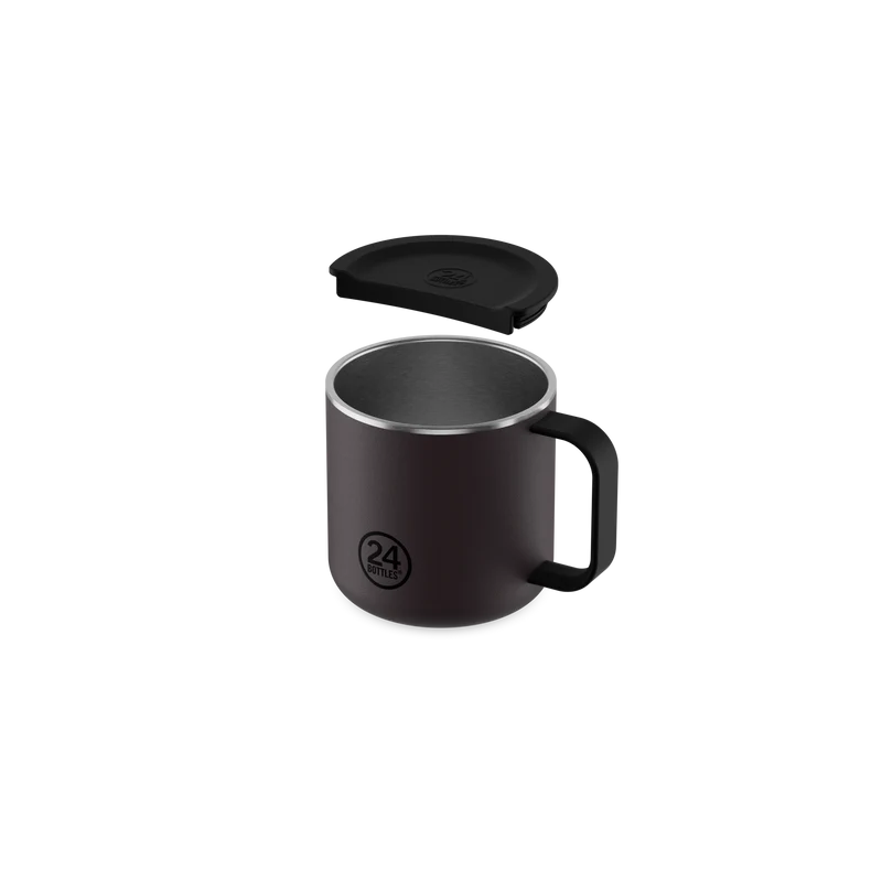 24 bottles - Casa Mug Tuxedo Black 340 ml - 002455