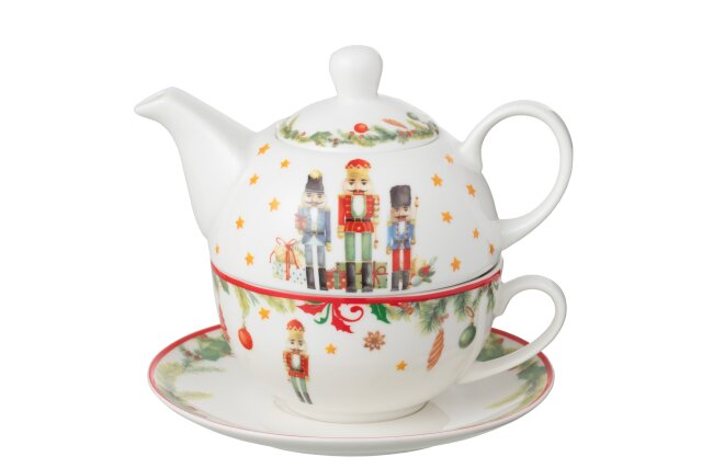 JOLIPA - Teiera Schiaccianoci  Ceramica Bianco -49322
