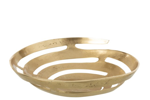 JOLIPA - Ciotola Decorativa Alluminio Oro Large - 55993