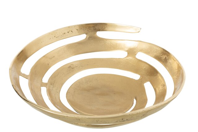 JOLIPA - Ciotola Decorativa Alluminio Oro Large - 55993