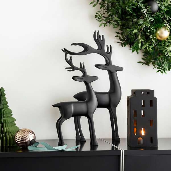 Villeroy & Boch - Christmas Chic Statuetta Cervo nero - 1486777405
